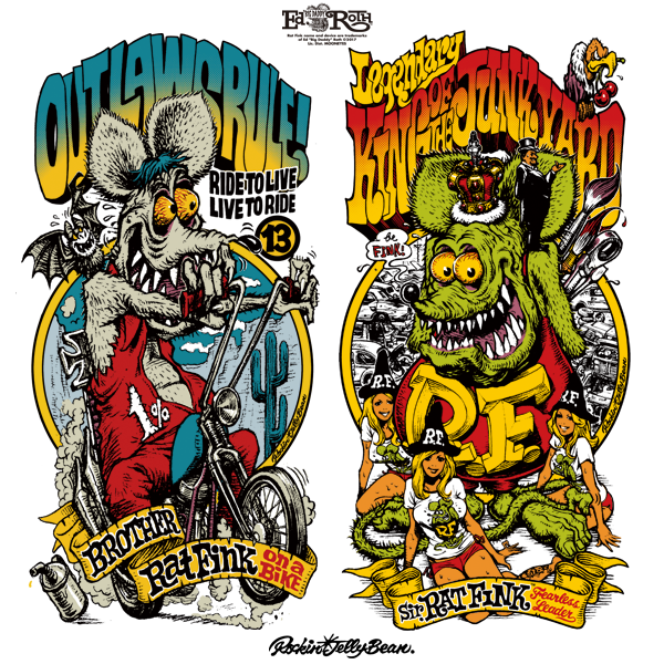 Rockin'Jelly Bean x Rat Fink | EROSTIKA - Rockin'Jelly Bean 