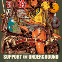 “SUPPORT THE UNDERGROUND Vol.3” Offset print Poster