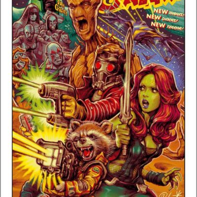 “Guardians of the Galaxy” Silk Screen Print