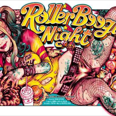 “ROLLER BOOGIE NIGHT” Silk Screen Print