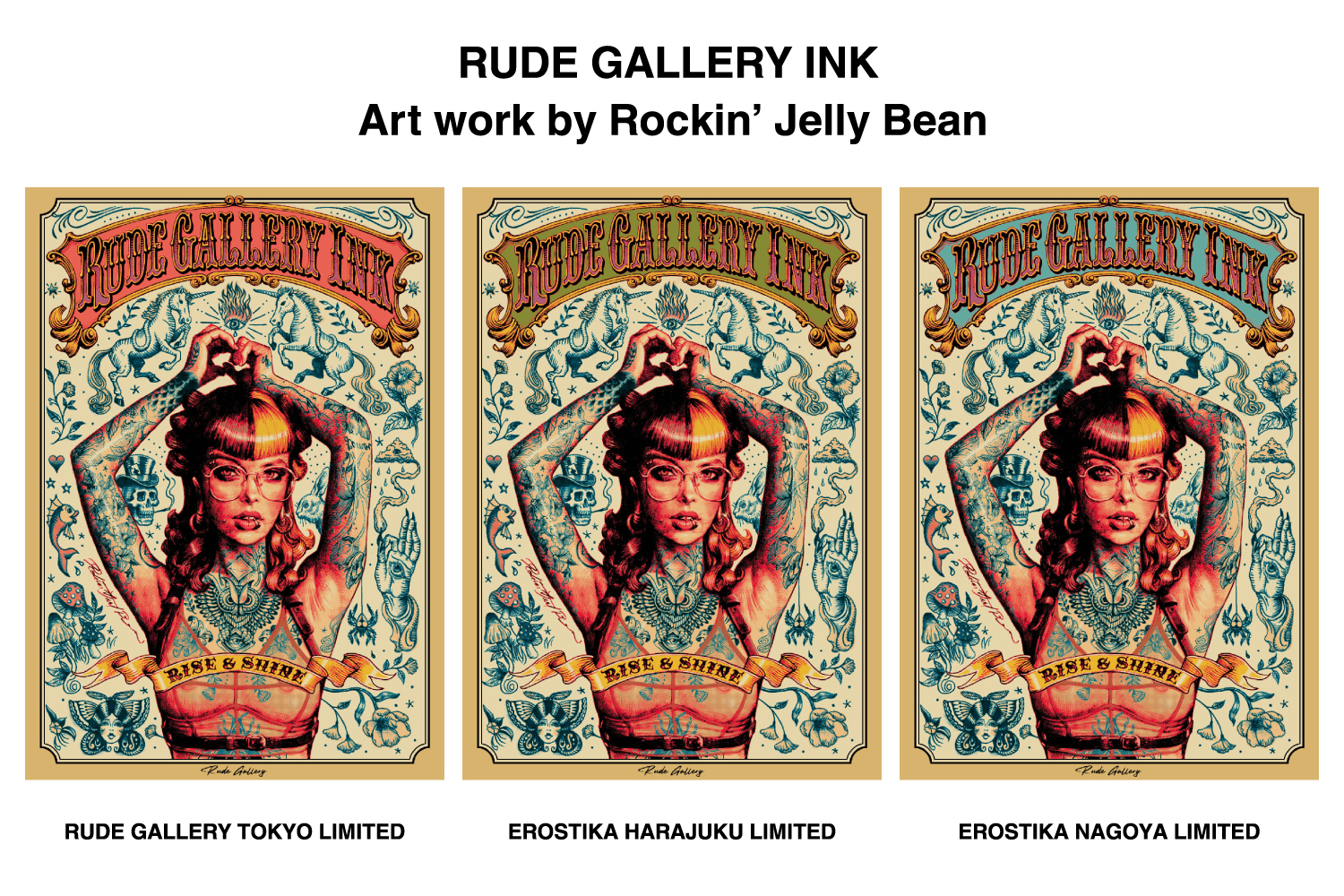 RUDE GALLERY INK | EROSTIKA - Rockin'Jelly Bean official shop